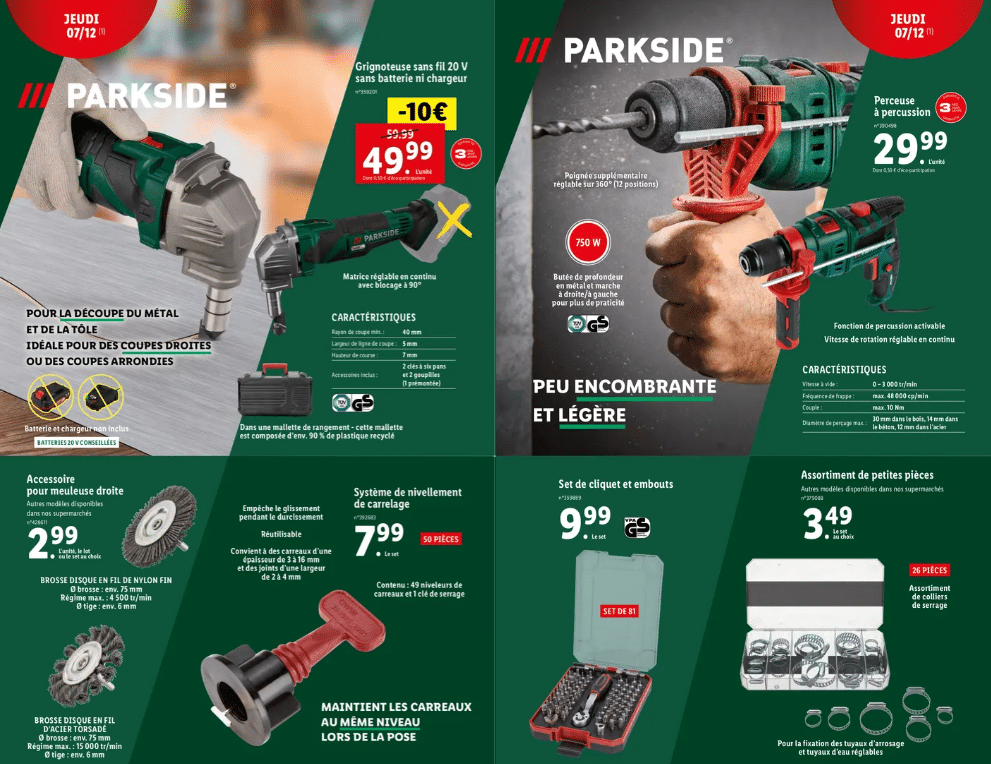 Lidl PARKSIDE : découvrez tous les avantages de la marque d'outils