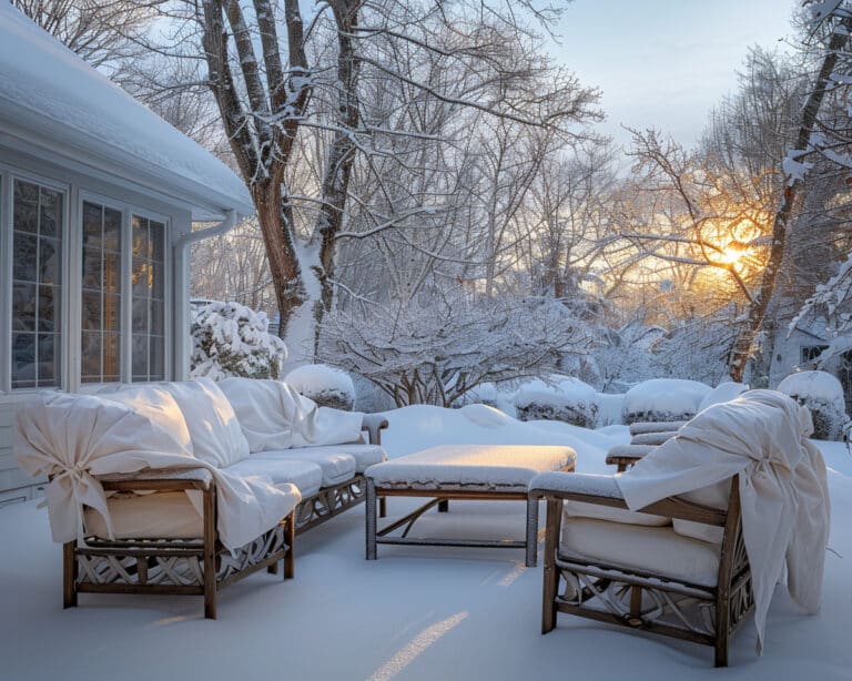 Protégez votre salon de jardin pour résister aux rigueurs de l’hiver