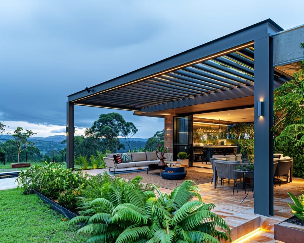 Les avantages d'une pergola bioclimatique pour vos espaces extérieurs