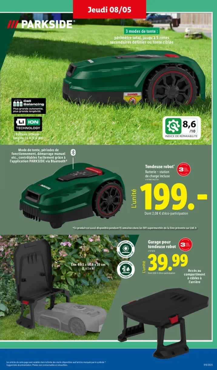Tondeuse Parkside Lidl Avis
