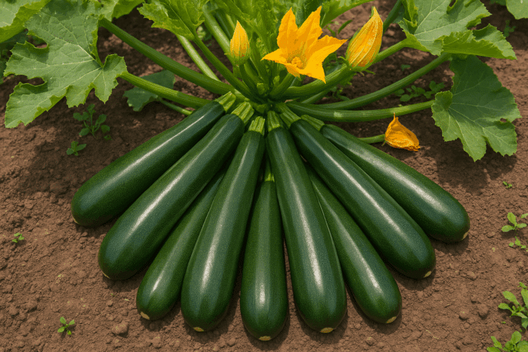 Le chiffre étonnant de courgettes récoltées sur un seul pied bien nourri et idéalement situé
