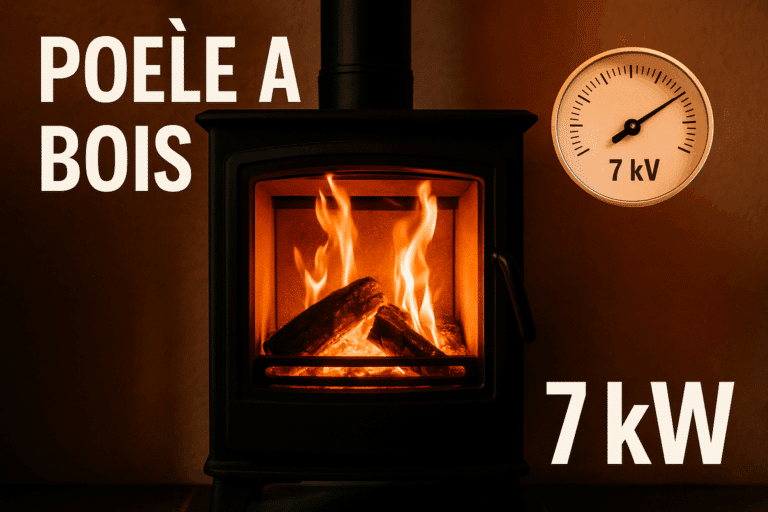 Jusqu’où peut vraiment chauffer un poêle à bois de 7 kW ?