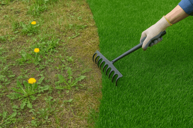 Rénover votre pelouse envahie de mauvaises herbes : la méthode imparable