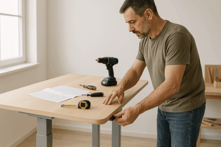 Bureau électrique assis debout DIY : plans, matériel et étapes pour un poste ergonomique sur mesure