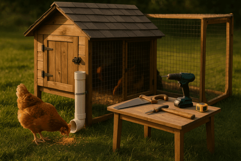 Mangeoire poule tuyau PVC : fabriquer un distributeur anti-gaspillage en 30 minutes