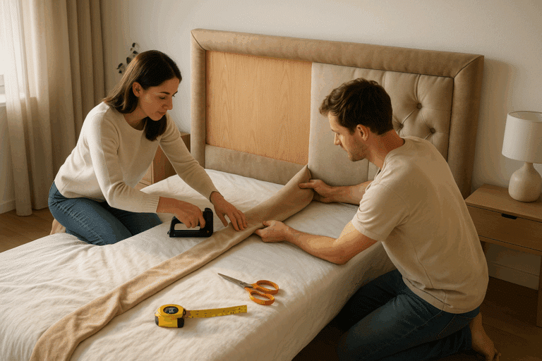 Fabriquer une tête de lit capitonnée : étapes, matériaux et conseils déco