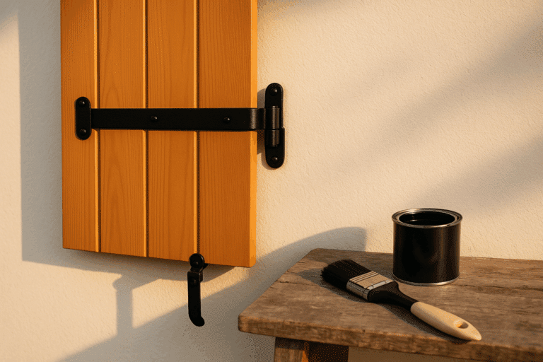 Faut-il peindre les ferrures des volets ? Avantages, choix de peinture et étapes clés