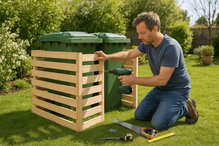 Fabrication d’un cache-poubelle : tutoriel DIY simple et économique