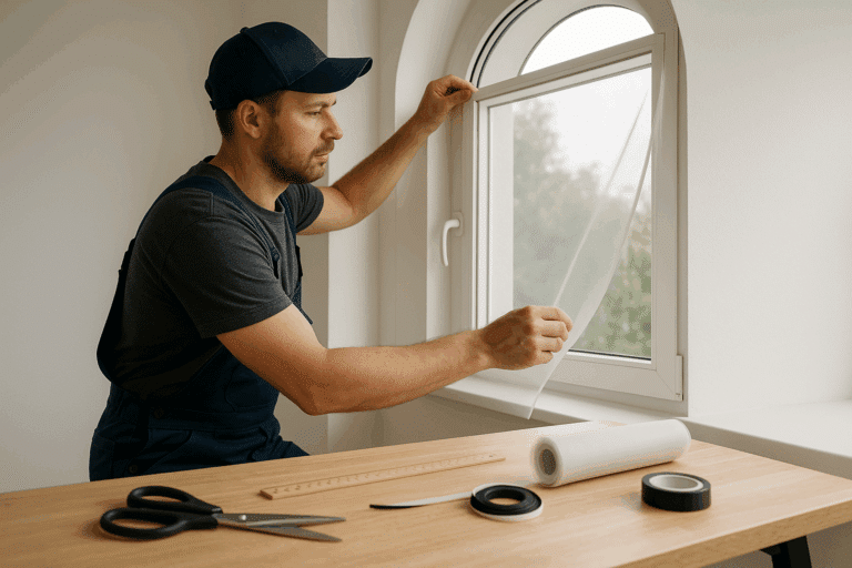 Fabriquer une moustiquaire pour fenêtre cintrée : les étapes pas à pas