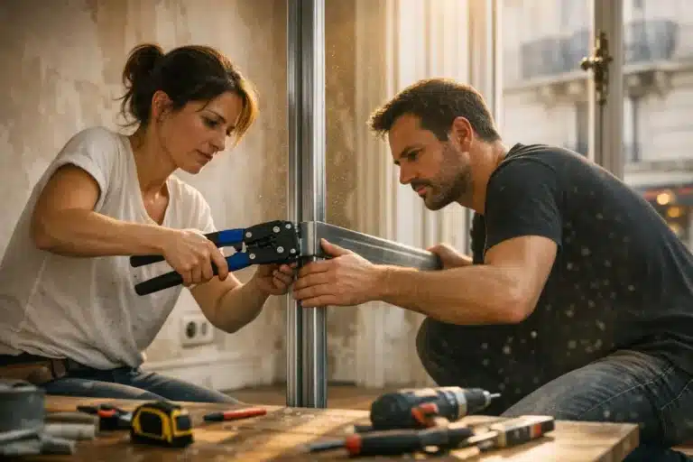 Pince à sertir rail placo : fonctionnement, avantages et critères pour bien la choisir