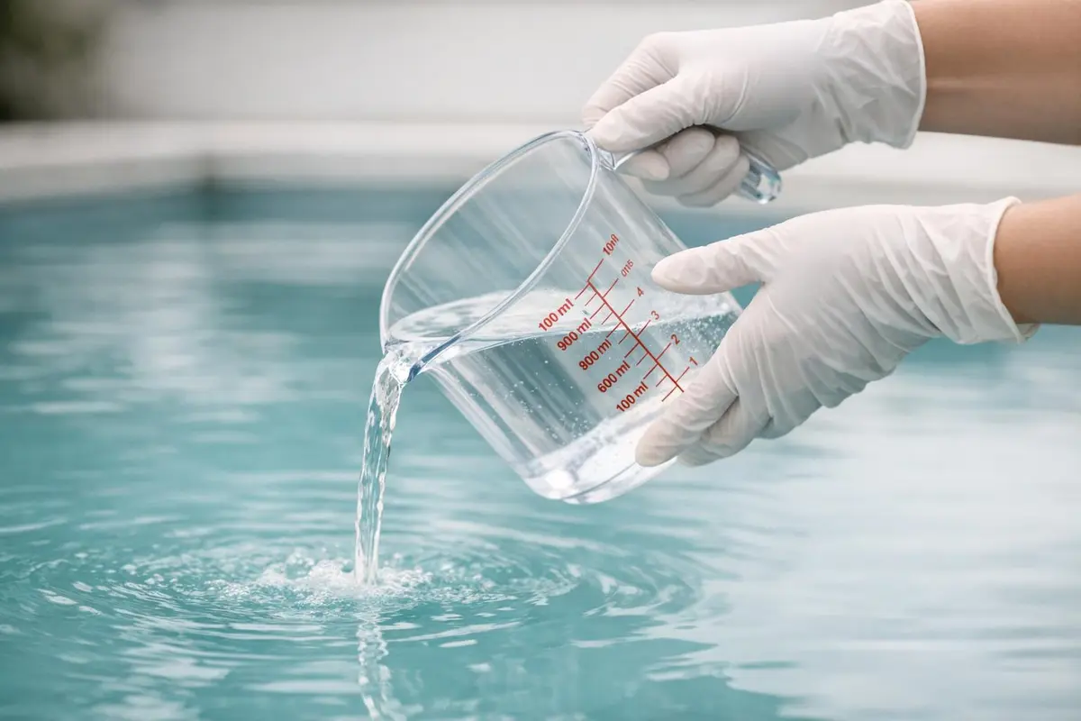 dose eau de javel pour piscine 50 m3