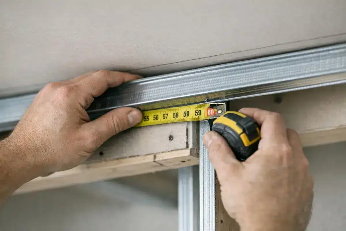 distance rail placo plafond