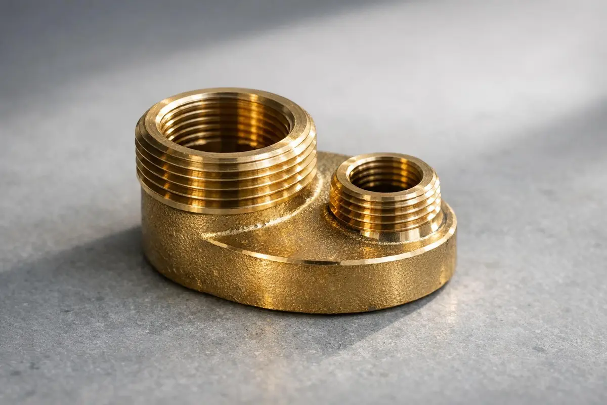 raccord excentré trop court