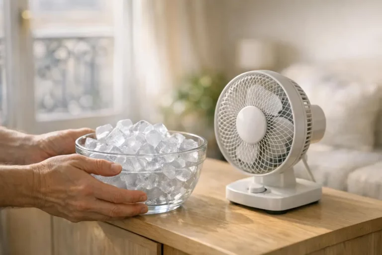 Canicule : plus besoin de clim, cette astuce très simple avec des glaçons fait vraiment baisser la température dans la maison
