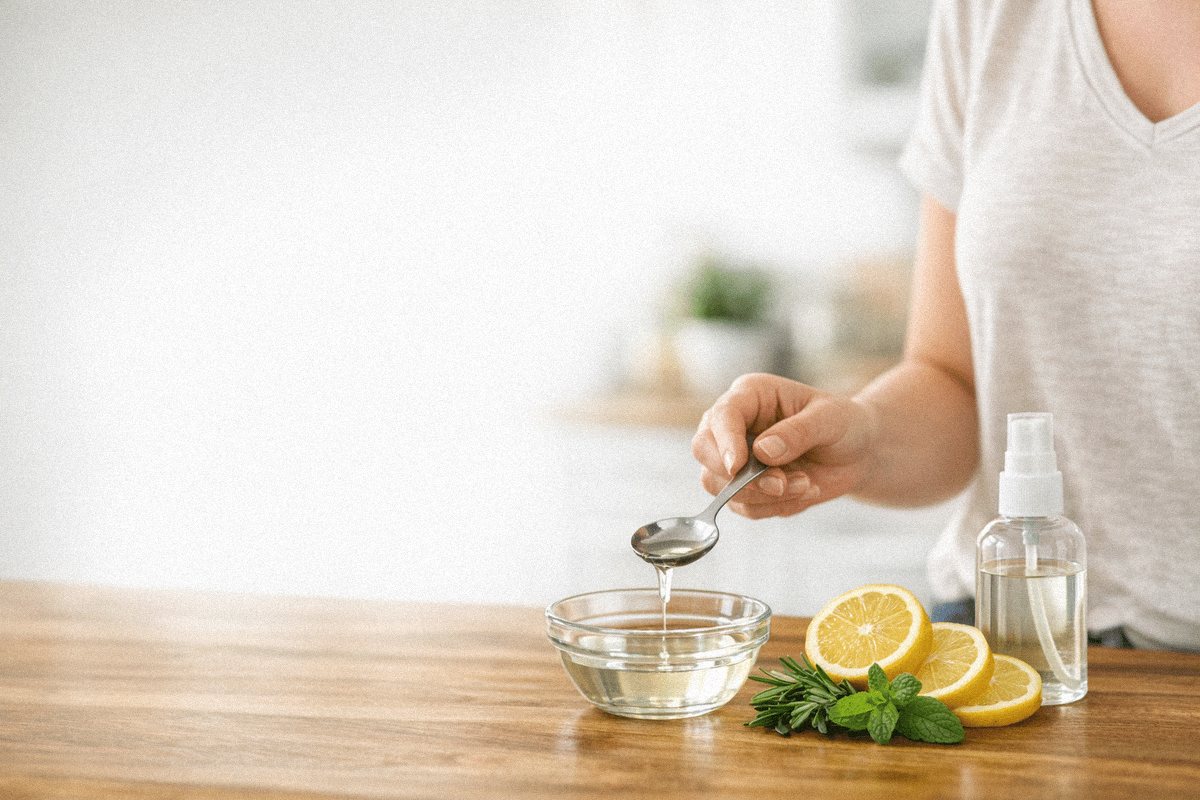 Il verse 1 cuillère dans sa cuisine : ce puissant répulsif naturel stoppe mouches et fourmis