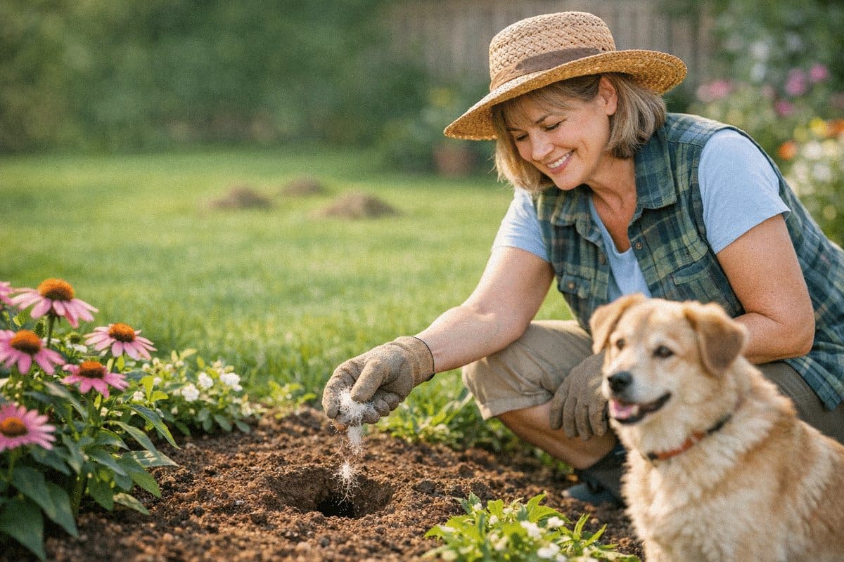 Poils de chien contre les taupes : cette astuce naturelle va transformer votre jardin cet été