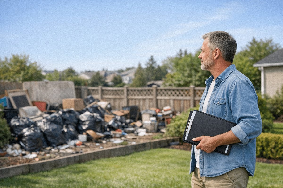 Voisin qui entasse les déchets : 7 solutions légales quand le jardin devient une décharge