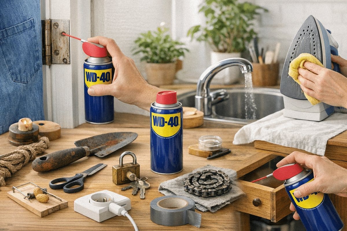WD-40 : 12 utilisations méconnues qui peuvent littéralement sauver votre maison